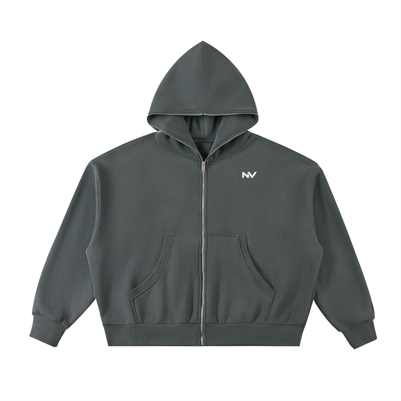 Fleeced Full-Zip Hoodie (Astronaut)
