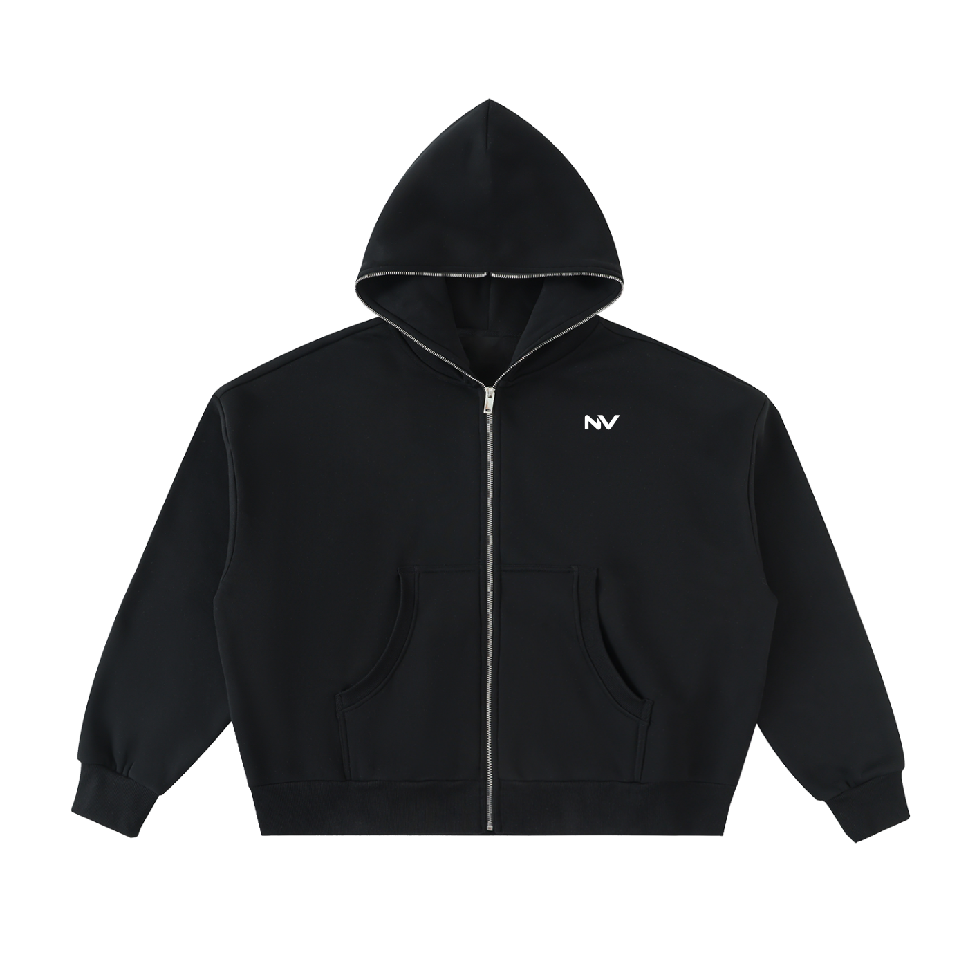 Fleeced Full-Zip Hoodie (Astronaut)