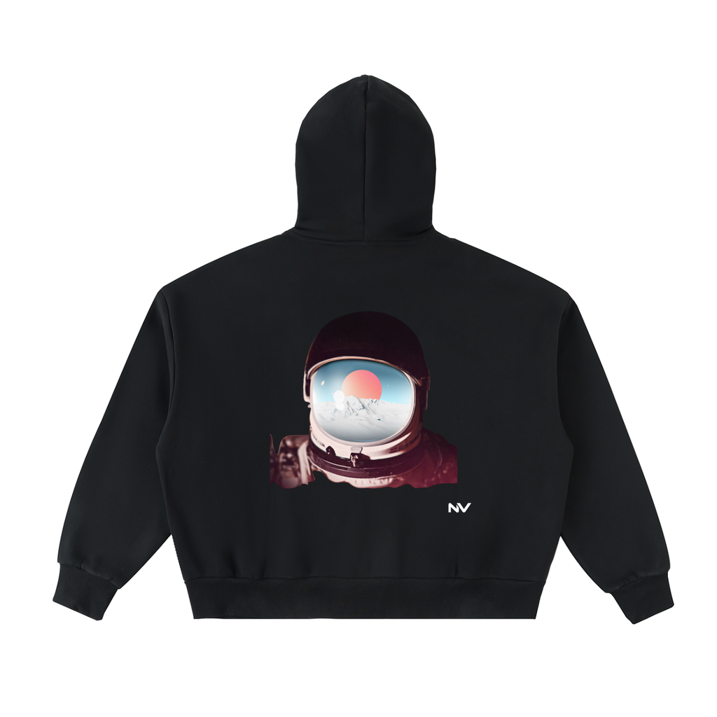 Fleeced Full-Zip Hoodie (Astronaut)