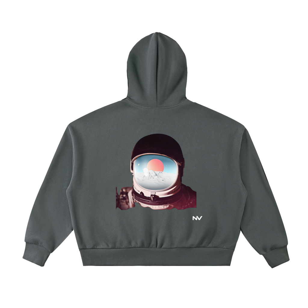Fleeced Full-Zip Hoodie (Astronaut)